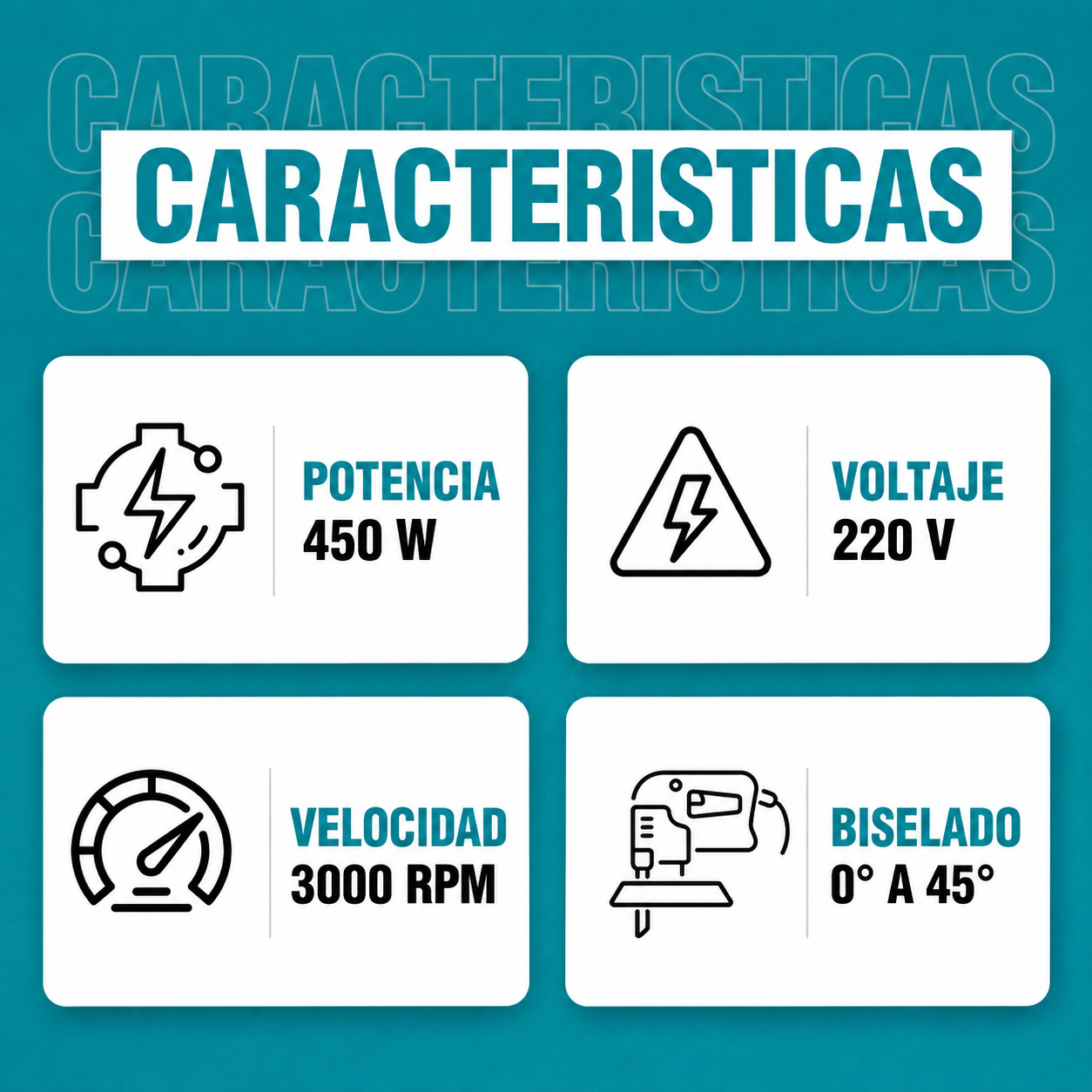 SIERRA CALADORA ELÉCTRICA 450W