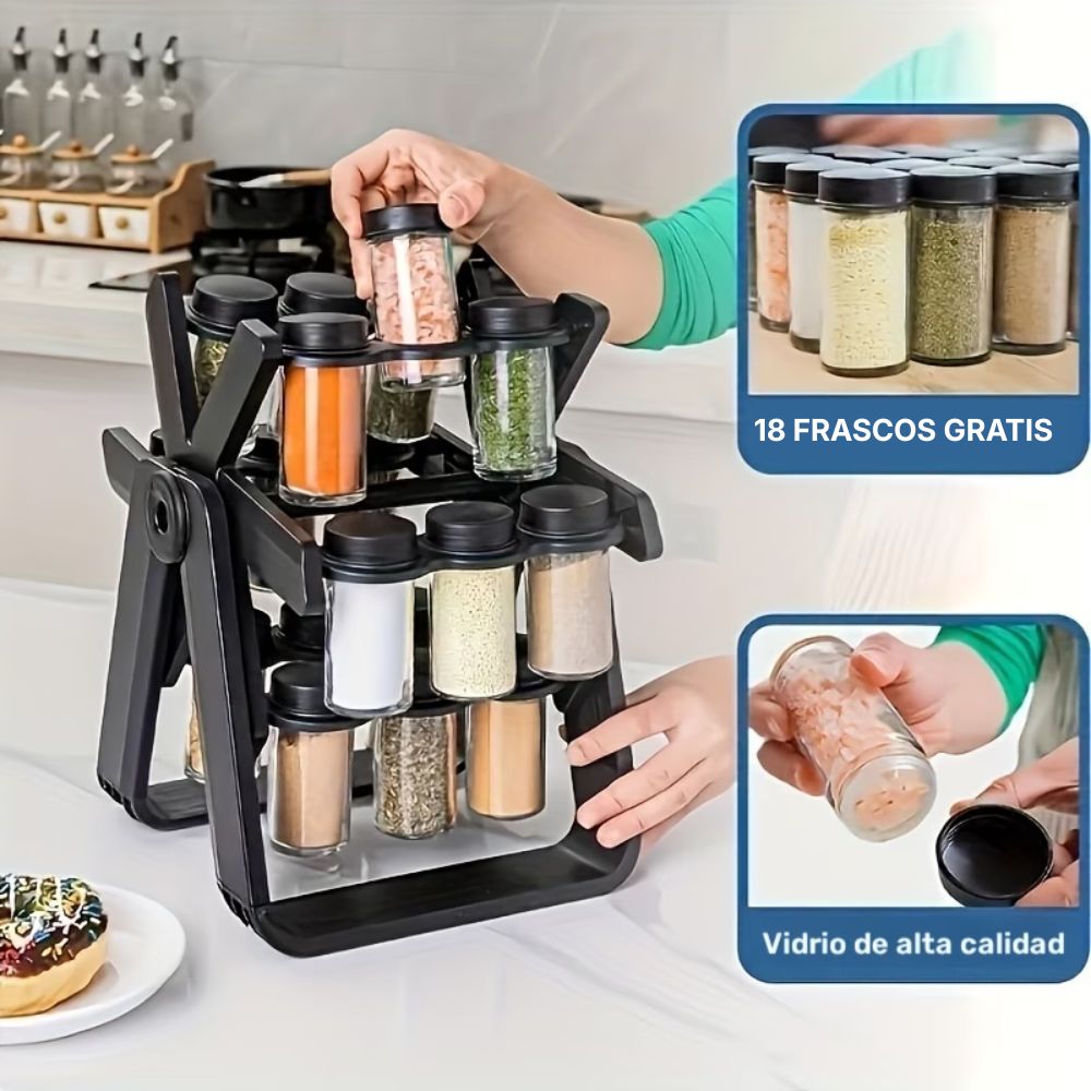 CONDIMENTERA CARRUSEL🎁( FRASCOS GRATIS)🎁